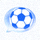世界杯在线社区绿色足球标志